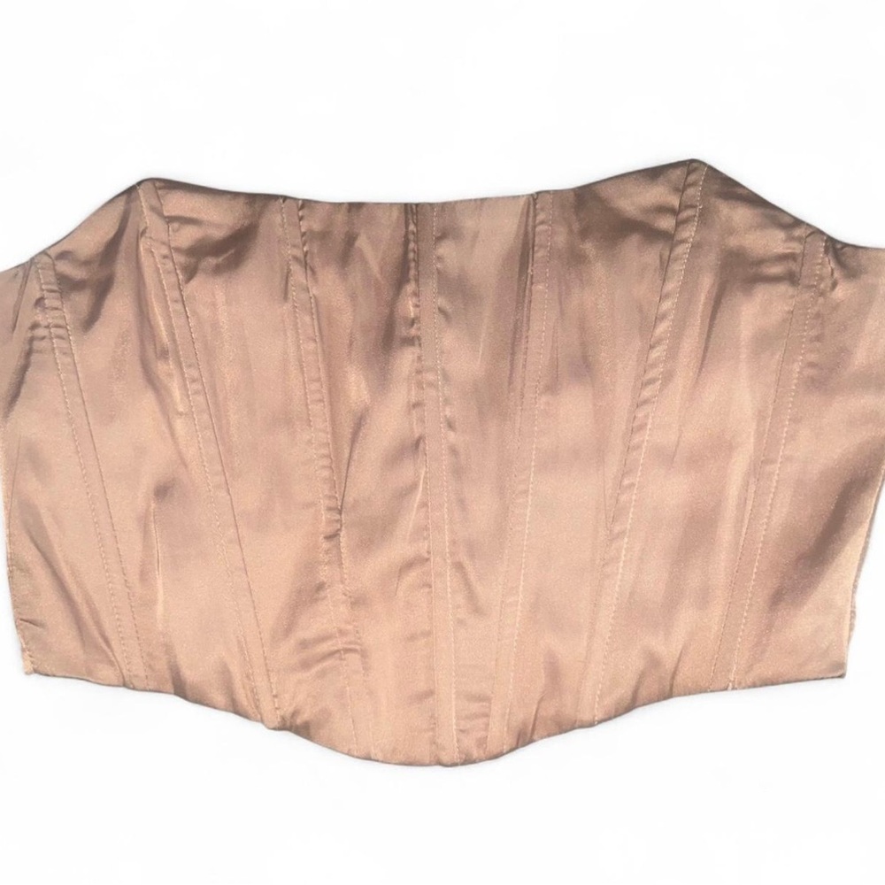 Windsor Elegant Taupe Corset Top